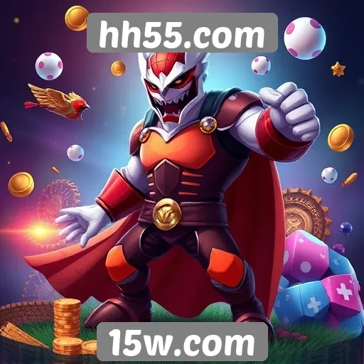 Comparação de jogos oferecidos no hh55.com