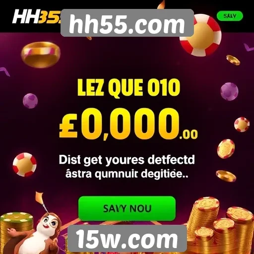 Promoções e bônus disponíveis no site hh55.com